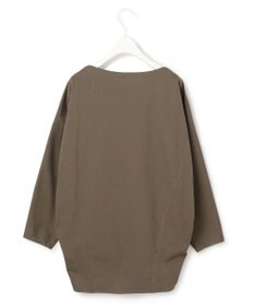 ICB 【洗える】タイプライタージャージー 8分袖ドルマンスリーブカットソー