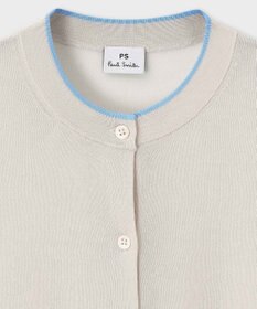 Paul Smith リブストライプ シアーカーディガン