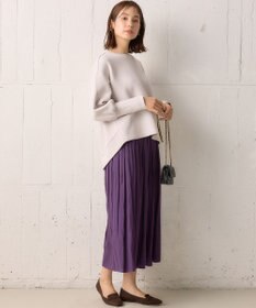 組曲 【秋色追加！大人気定番アイテム】ギャザーライトデシン パンツ