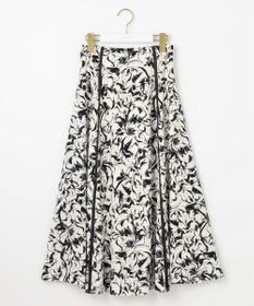 ANY SIS 【洗える】ラインポイントフラワー スカート