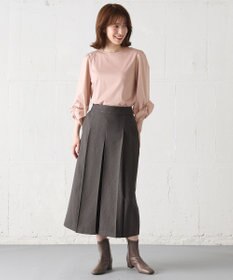 ANY 【洗濯機可】着映える袖ねじりトップス