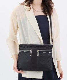 LeSportsac POUCH CROSSBODY/ブラックC