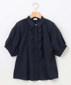 組曲 【WEB限定】ナチュラルローン フリルブラウス