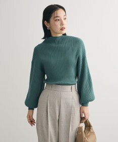 Green Parks ・ｓｗｉｎｇ　ｂｙ　ボトルネックカラーニット