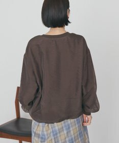 AMERICAN HOLIC オーガンジーレイヤードスウェットプルオーバー