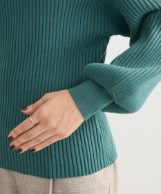 Green Parks ・ｓｗｉｎｇ　ｂｙ　ボトルネックカラーニット