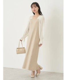 earth music&ecology ショルダードッキングワンピース