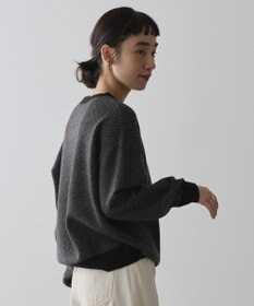 AMERICAN HOLIC バイパチ幾何学柄ニットプルオーバー