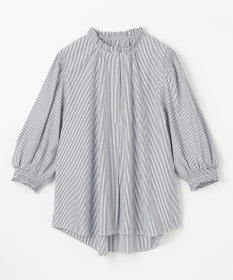 ANY L 【接触冷感/UVカット/抗菌防臭/速乾】エニイファンクション シャーリングブラウス