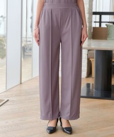 Tiaclasse 【洗える・接触冷感・紫外線ケア・サラごこち】選べるパンツ(テーパード/ワイド）