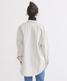 earth music&ecology サッカーストライプシャツ