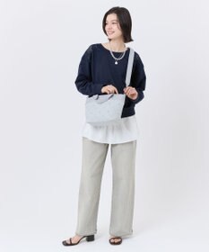 LeSportsac SM BUCKET TOTE W PEARLS/ミストグレーパール
