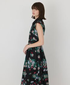 GRACE CONTINENTAL ブーケフラワー刺繍ワンピース
