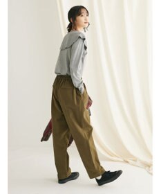 CRAFT STANDARD BOUTIQUE 綿ピーチ綺麗シルエットパンツ