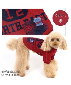 PET PARADISE 犬 服 Tシャツ 【小型犬】 プレミアム ペティーヒート カレッジ 赤