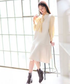 Feroux 【新色追加・洗える】ボリューム リボンタイ ブラウス