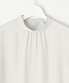 J.PRESS LADIES L 【洗える】ヌーディスバックサテン ボウタイ ブラウス