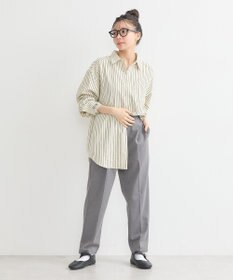 earth music&ecology サッカーストライプシャツ