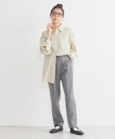 earth music&ecology サッカーストライプシャツ