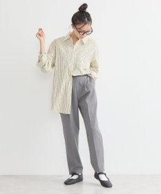 earth music&ecology サッカーストライプシャツ