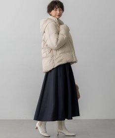 23区 L 【滝沢眞規子さん着用/VERY掲載】シレータフタ コンパクト ダウンコート