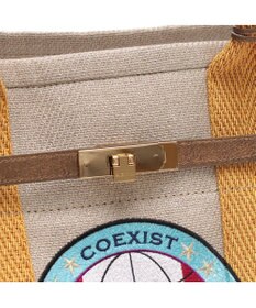 A.D.M.J. 【ファブリック】リネンラメクロス/前金具付トート32cm(Dカン＋)リネンラメクロス/前金具付トート40cm(Dカン＋)