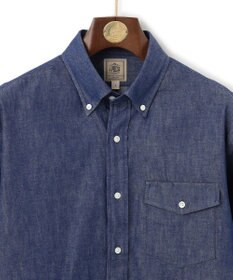 J.PRESS MEN 【KING SIZE】デニムルックツイル ボタンダウンシャツ