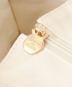 Maison de FLEUR マルチポケット帆布トートMバッグ