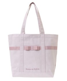 Maison de FLEUR マルチポケット帆布トートMバッグ
