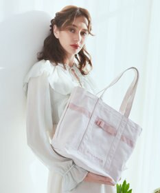 Maison de FLEUR マルチポケット帆布トートMバッグ