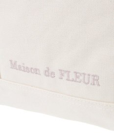 Maison de FLEUR マルチポケット帆布トートMバッグ