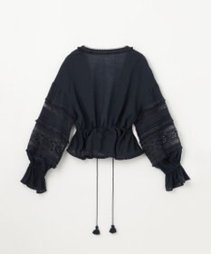 GRACE CONTINENTAL レースパッチブラウス