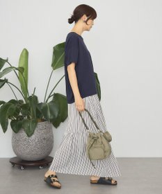 AMERICAN HOLIC 楊柳ギャザーボリュームフレアスカート
