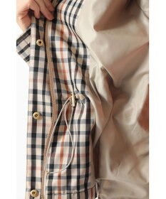 DAKS ハウスチェック ドローストリングブルゾン