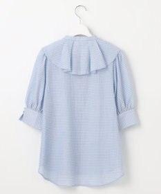 Feroux 【洗える】ラッフルフリル ブラウス