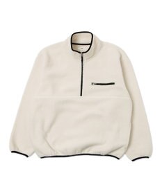 WEGO 【ユニセックス着用】フリース　ハーフZIPプルオーバー