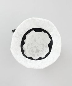 AURORA 【 LANVIN en Bleu （ランバン オン ブルー）】リボンレースクロッシェハット