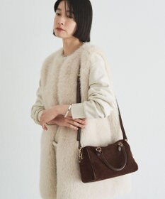 russet スエード2WAYミニボストンバッグ(CE-1570-WEB)