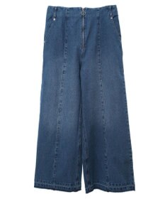 Green Parks ・ＳＵＧＡＲ　ＳＰＯＯＮデニムハイウエストワイドパン