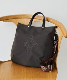 russet 《3/4～価格改定》スリム2WAYトートバッグ <コーデュラナイロン>(CE-1404-WEB)