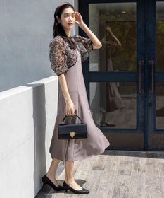 ANY SIS 【23.0cm~24.0cm】ラメローヒール パンプス