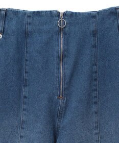 Green Parks ・ＳＵＧＡＲ　ＳＰＯＯＮデニムハイウエストワイドパン