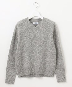 J.PRESS LADIES 【洗える】WARMY LUREX Vネック ニット