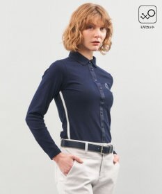 23区GOLF 【WOMEN】【UVケア】カラーシャツ