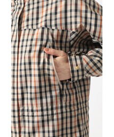 DAKS ハウスチェック ドローストリングブルゾン