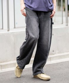 WEGO 【ユニセックス着用ITEM】イージーバレルレッグペインターパンツ