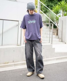 WEGO 【ユニセックス着用ITEM】イージーバレルレッグペインターパンツ