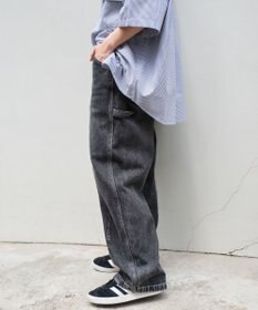 WEGO 【ユニセックス着用ITEM】イージーバレルレッグペインターパンツ