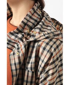 DAKS ハウスチェック ドローストリングブルゾン