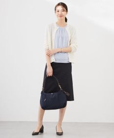 J.PRESS LADIES 【セットアップ対応・洗える・撥水・防汚】コットンFITTYシャーク スカート